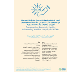 Decolonising Access to Health, Addressing Vaccine Inequity...