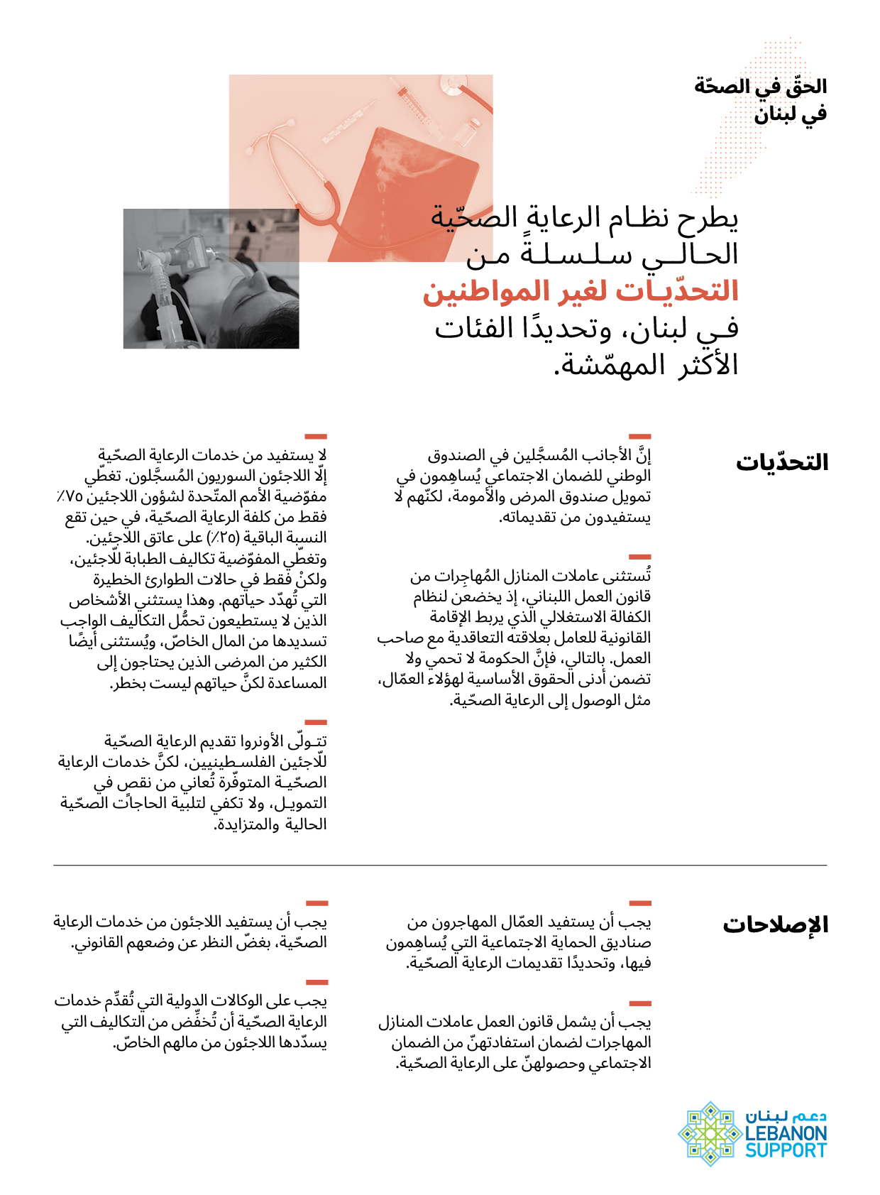 الحقّ في الصحّة في لبنان