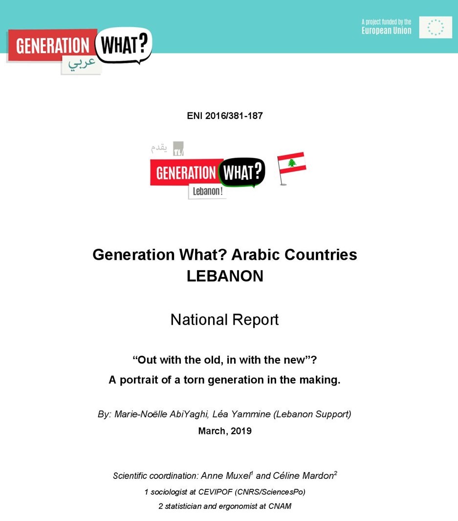 “Out with the old, in with the new”?  A Portrait of a Torn Generation in the Making