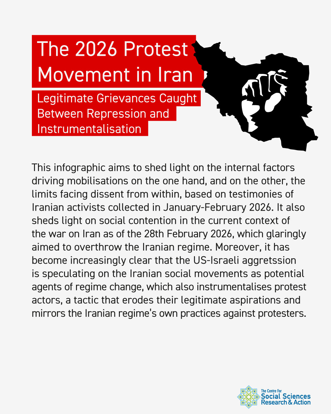The 2026 Protest Movement in Iran: Legitimate Grievances Caught Between Repression and Instrumentalisation
